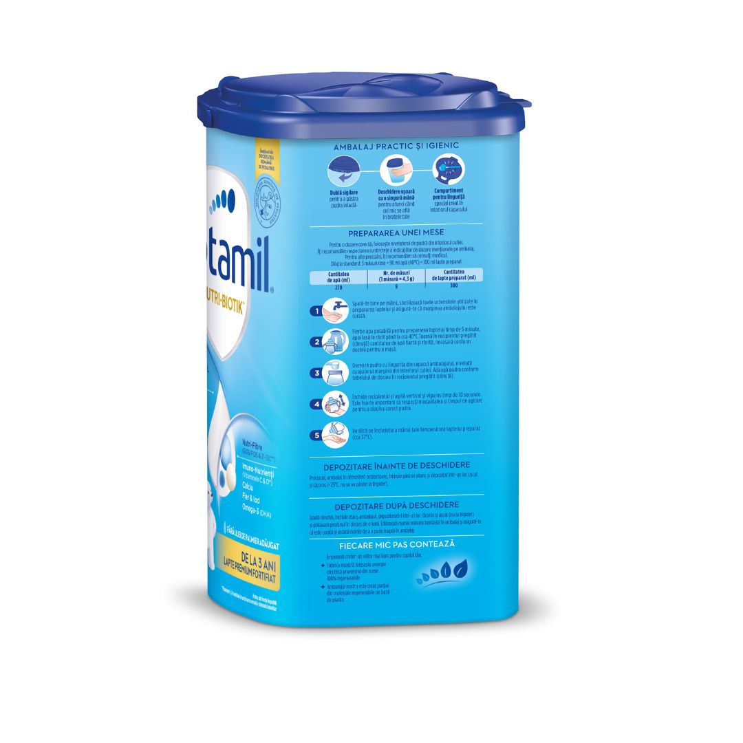 Lapte praf Nutri - Biotik 3+, peste 3 ani, 800 g, Aptamil 536375