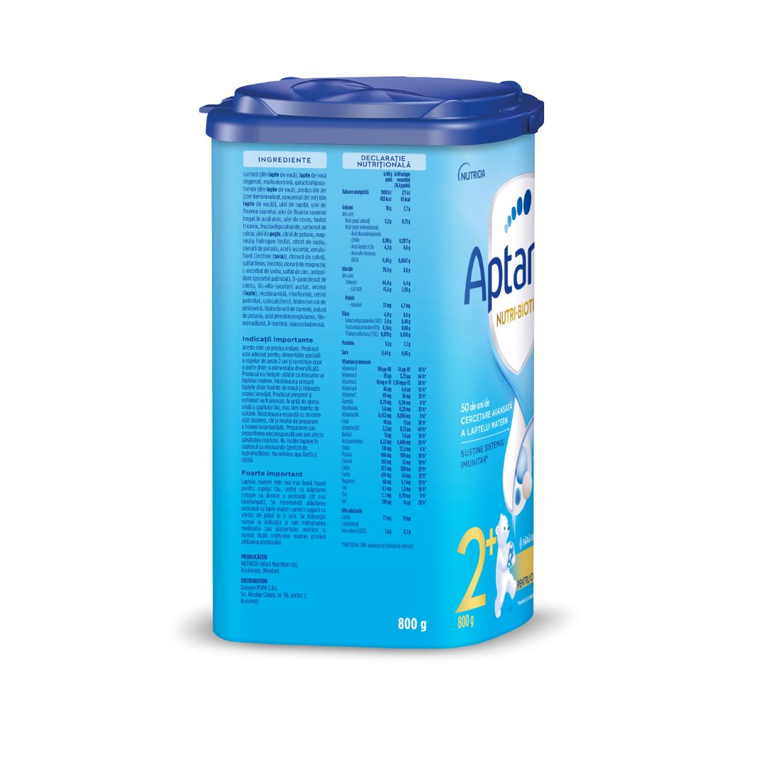 Lapte praf Nutri - Biotik 2+, 2-3 ani, 800 g, Aptamil 536388