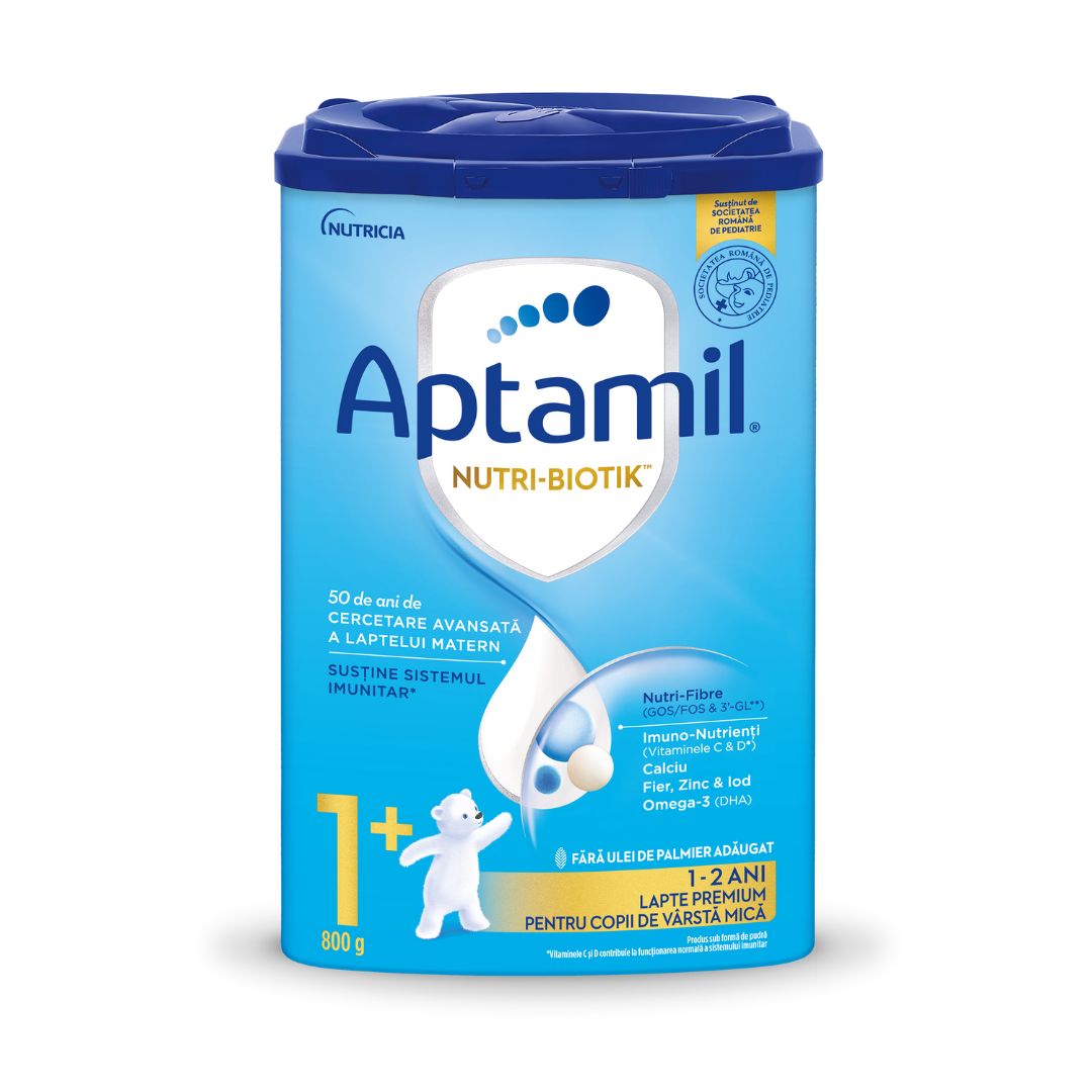 Lapte praf Nutri - Biotik 1+, 1 - 2 ani, 800 g, Aptamil 536417