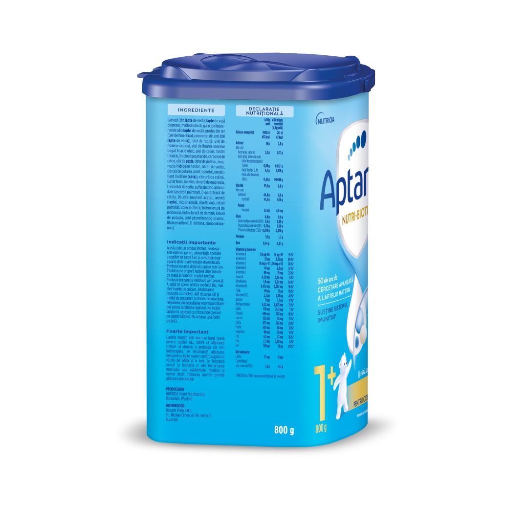 Lapte praf Nutri - Biotik 1+, 1 - 2 ani, 800 g, Aptamil 536419