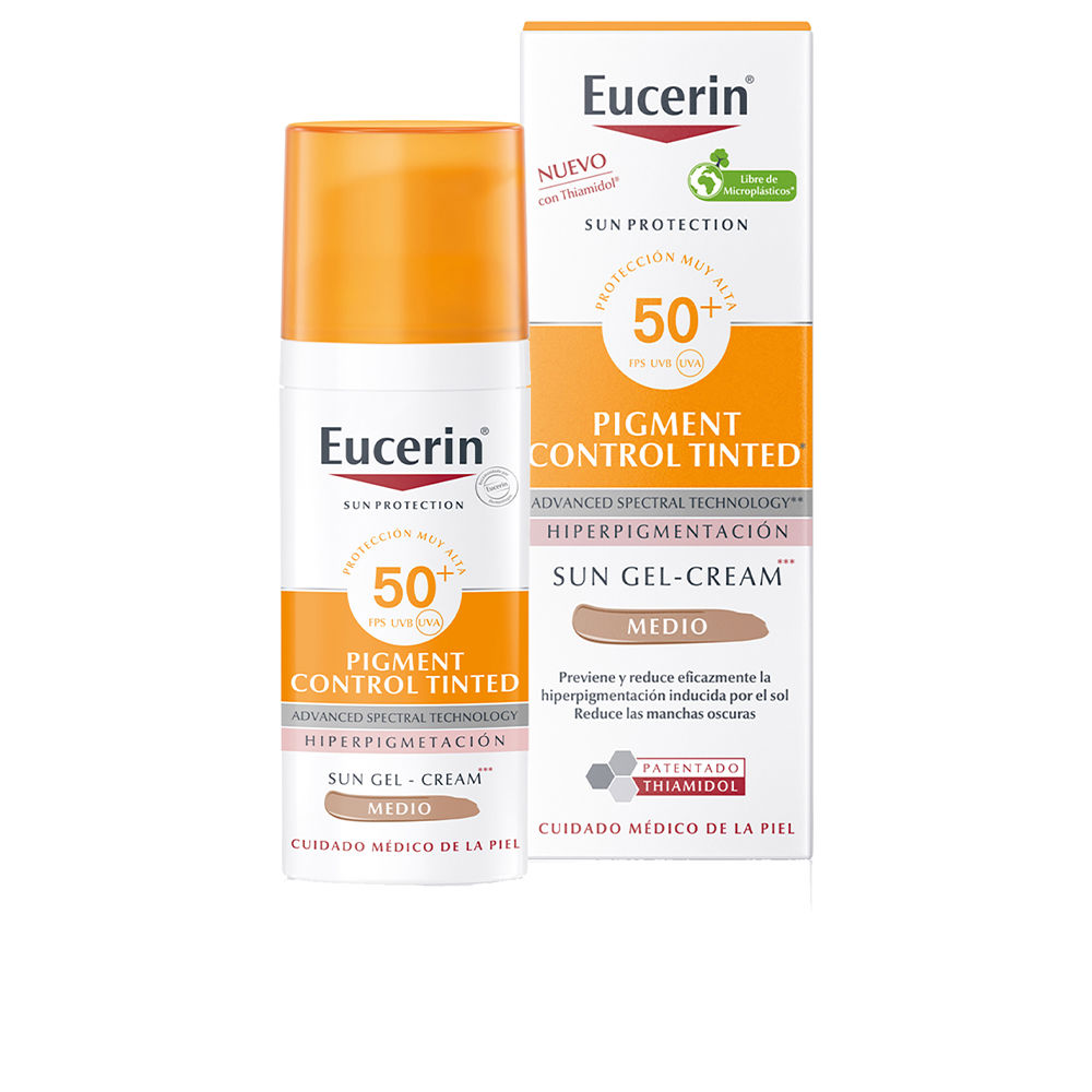 Emulsie protectoare impotriva hiper-pigmentarii tenului SPF 50+ Sun Protection, 50 ml, Medium, Eucerin