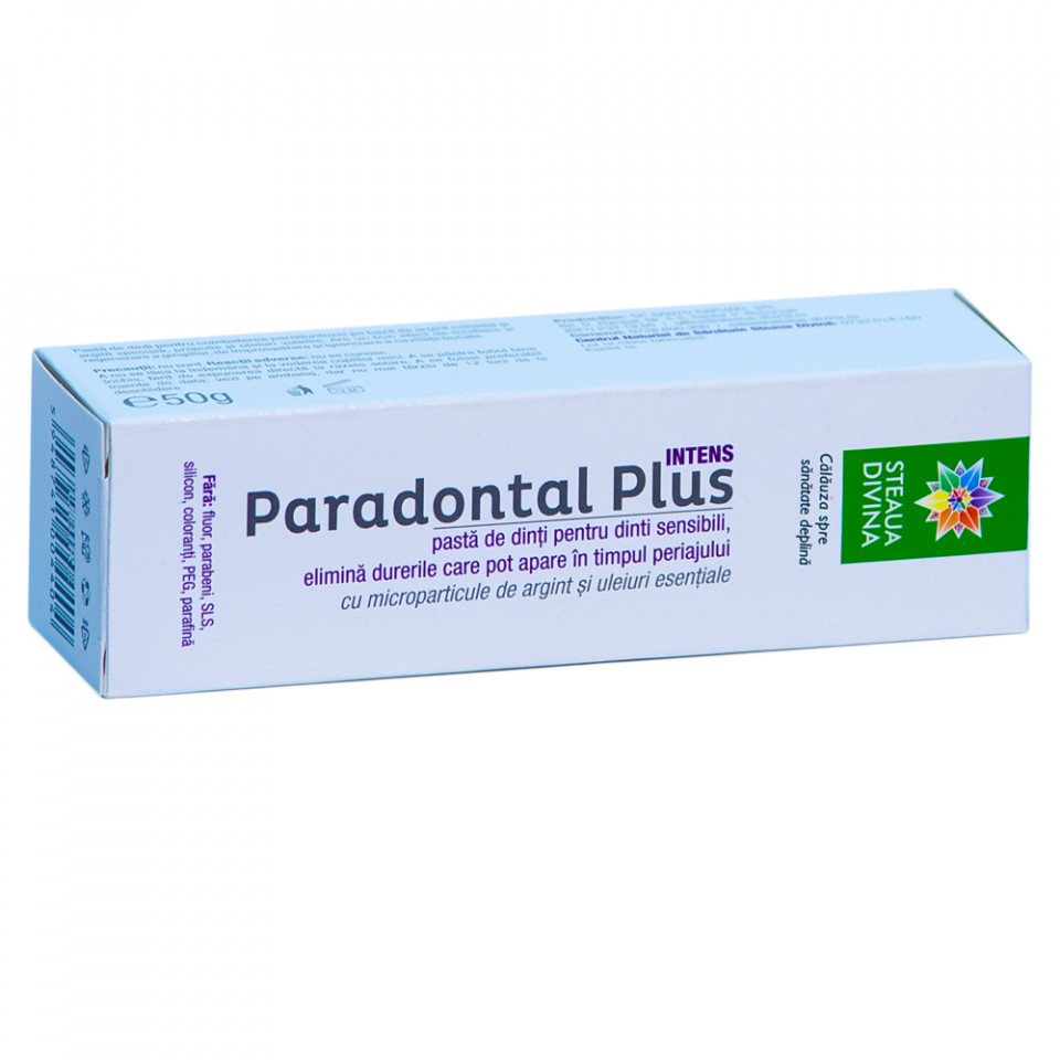 Pasta de dinti Santoral Intes Parandotal Plus, 50 g, Steaua Divina