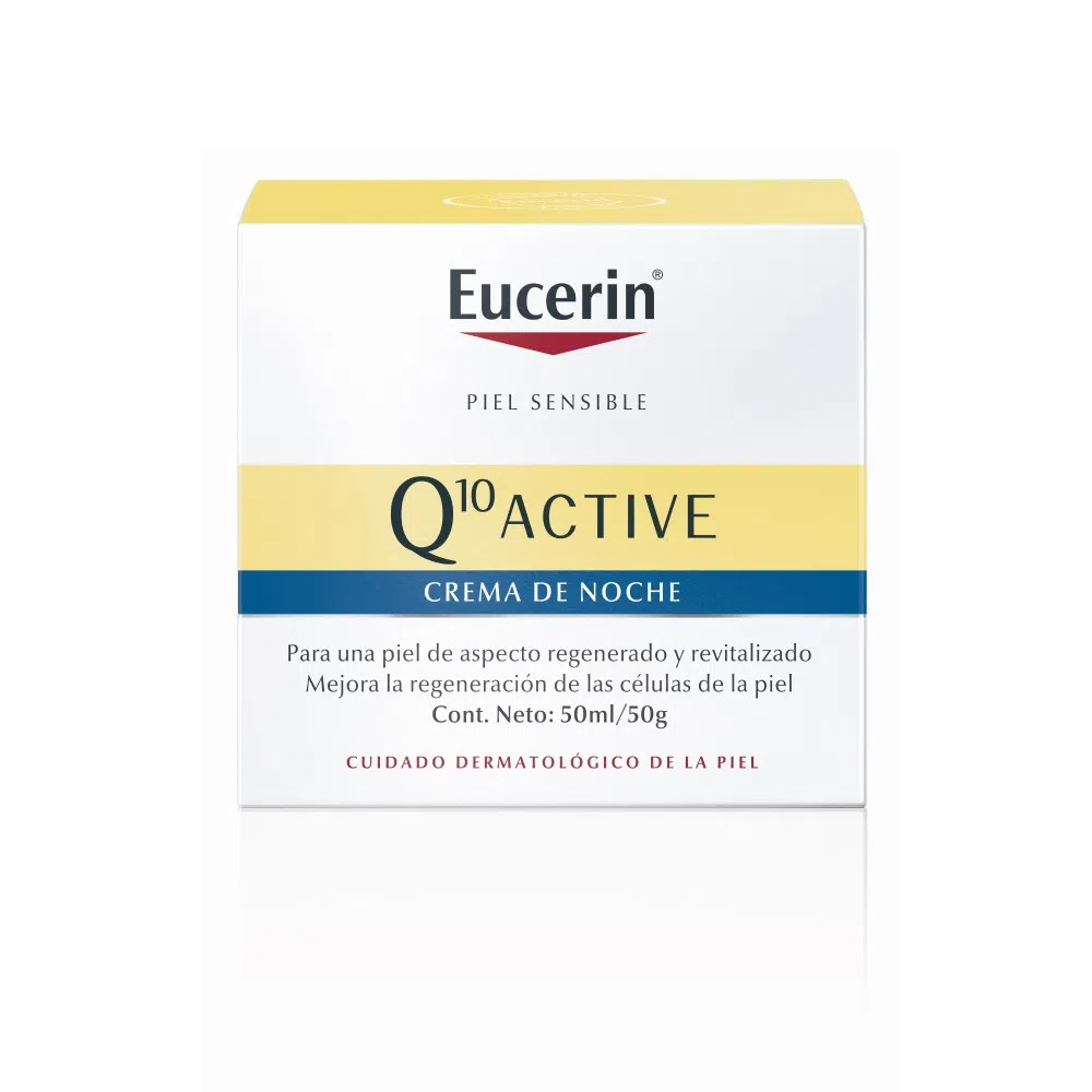 Crema de noapte antirid cu coenzima Q10 pentru piele sensibila, 50 ml, Eucerin