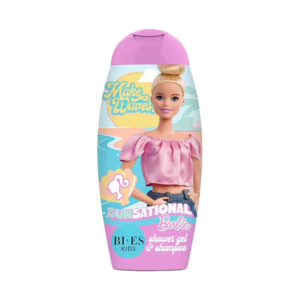 Gel de dus si sampon Barbie Sunsational, 250 ml, Bi Es