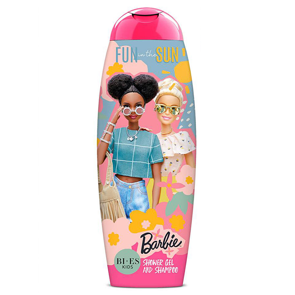 Gel de dus si sampon Barbie Fun in the Sun, 500 ml, Bi Es