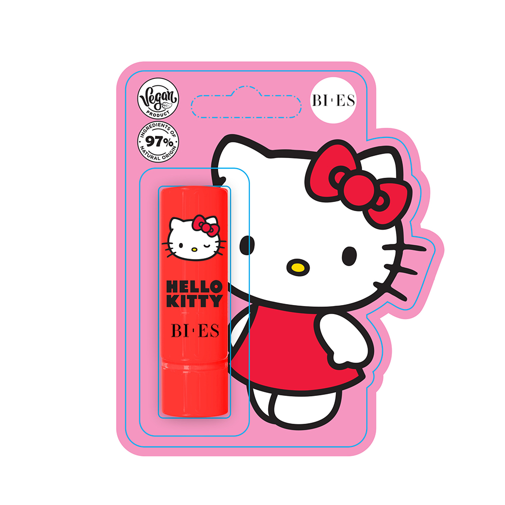 Balsam de buze Hello Kitty cu capsune, 4 g, Bi Es