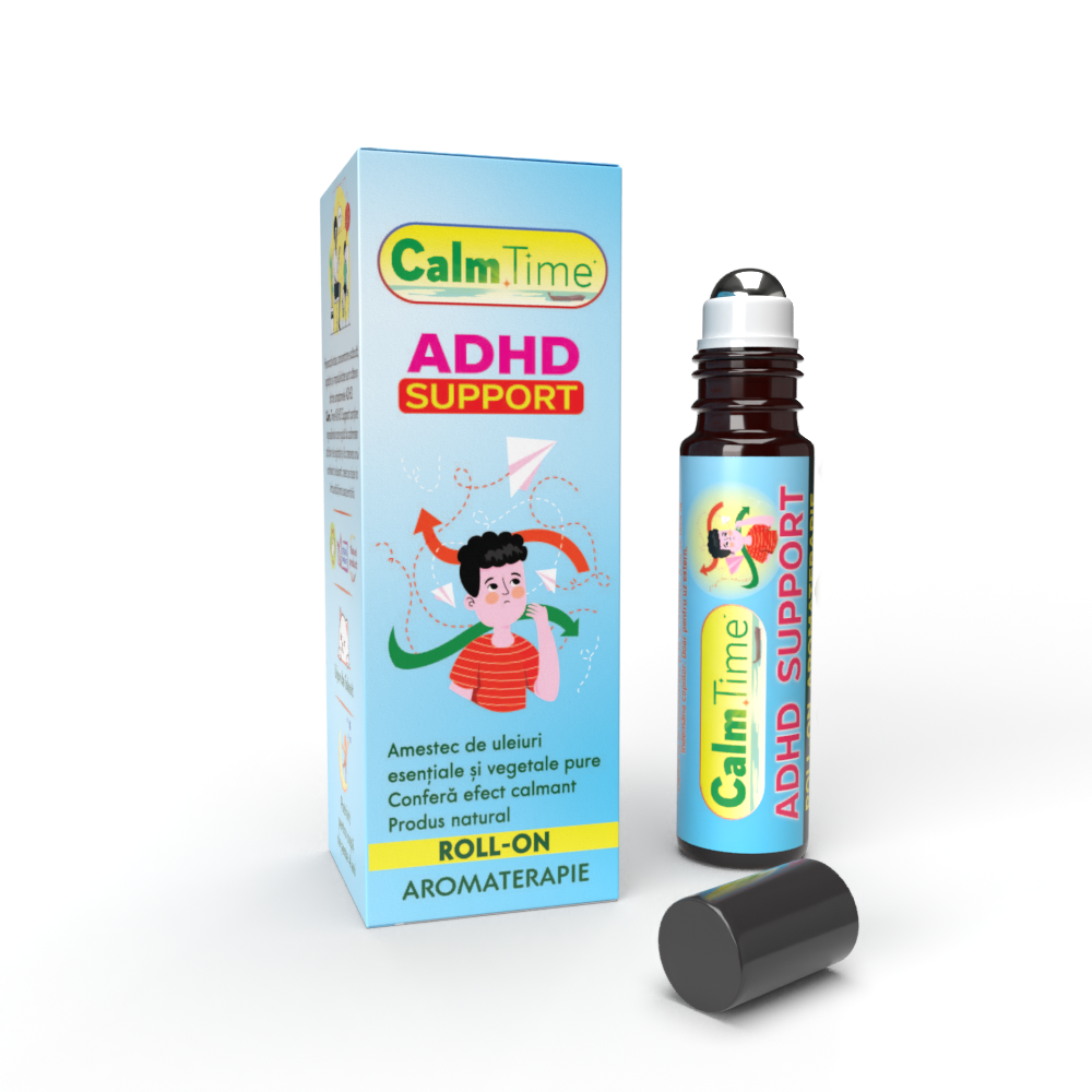 Roll-on pentru aromaterapie Calm Time, 10 ml, Justin Pharma