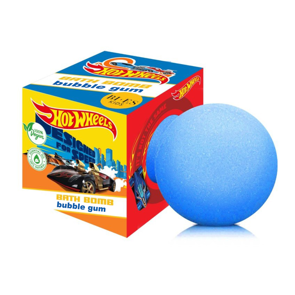 Bomba de baie Hot Wheels Bubble Gum, 165 g, Bi Es