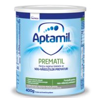 Formula de lapte praf pentru Prematuri, +0 luni, 400 g, Aptamil     