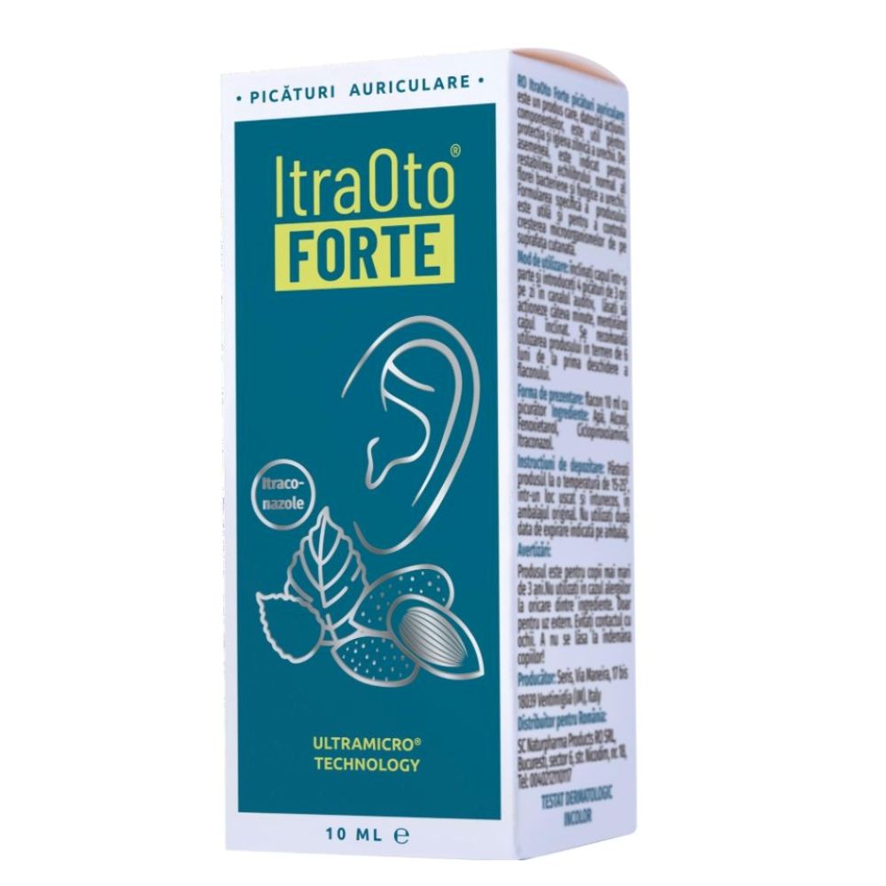 Picaturi auriculare Itraoto Forte, 10 ml, Naturpharma