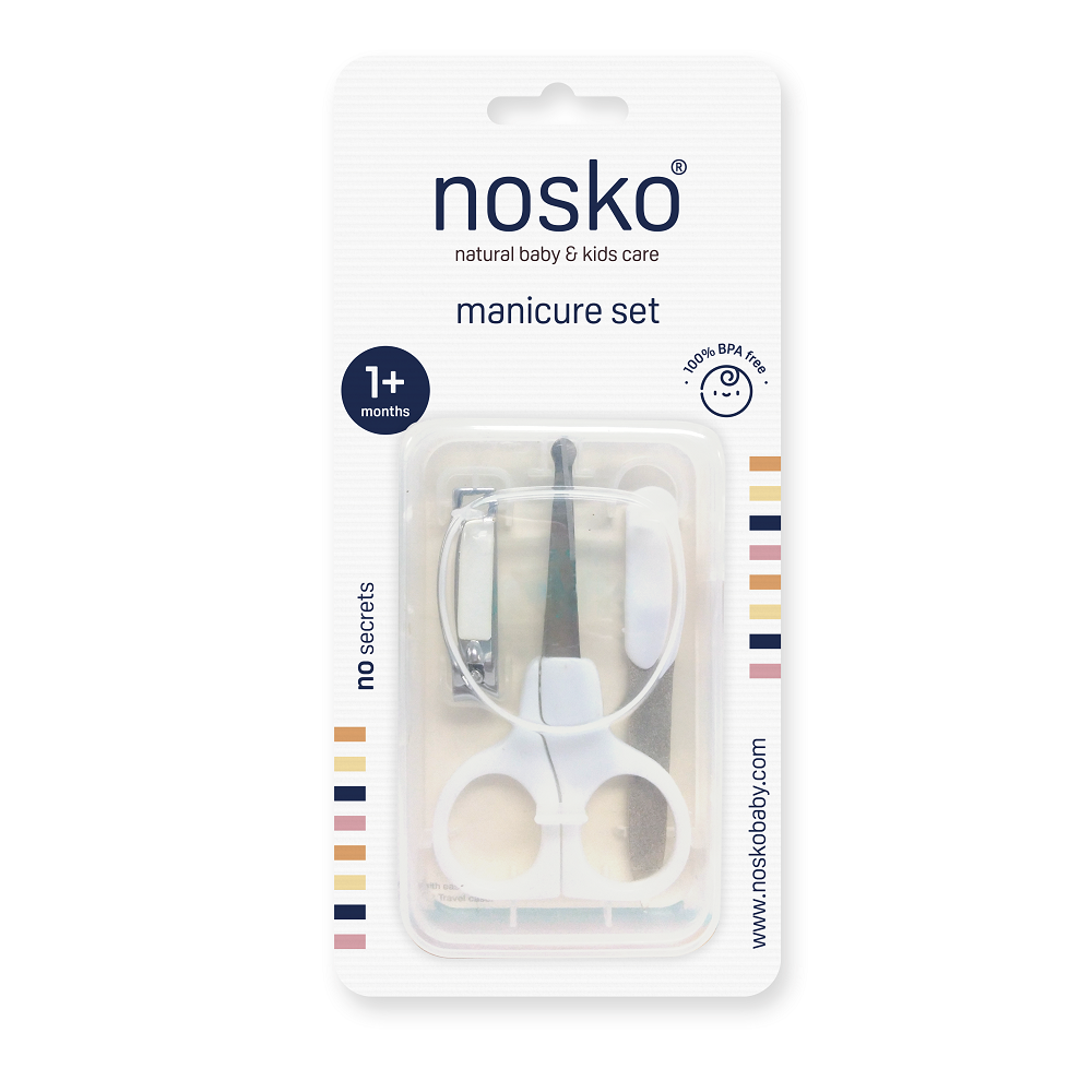 Set de manichiura pentru bebelusi, 1+ luni, Nosko Baby