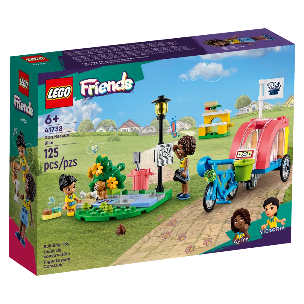 Bicicleta pentru salvarea cainilor Lego Friends, +6 ani, 41738, Lego