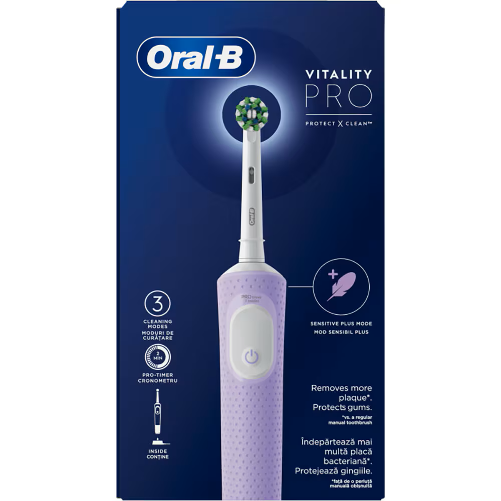 Periuta de dinti electrica Vitality Pro, Violet, Oral-B