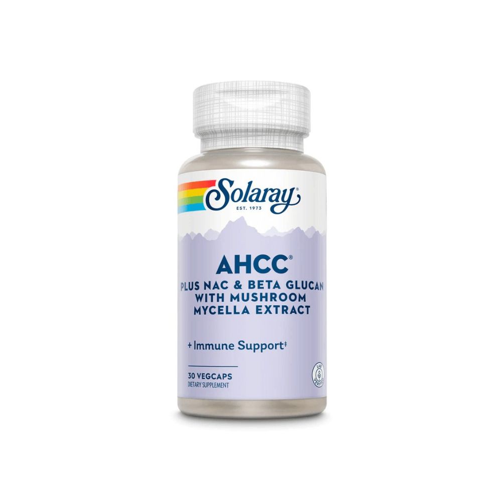 AHCC plus NAC & Beta Glucan, 30 capsule, Solary