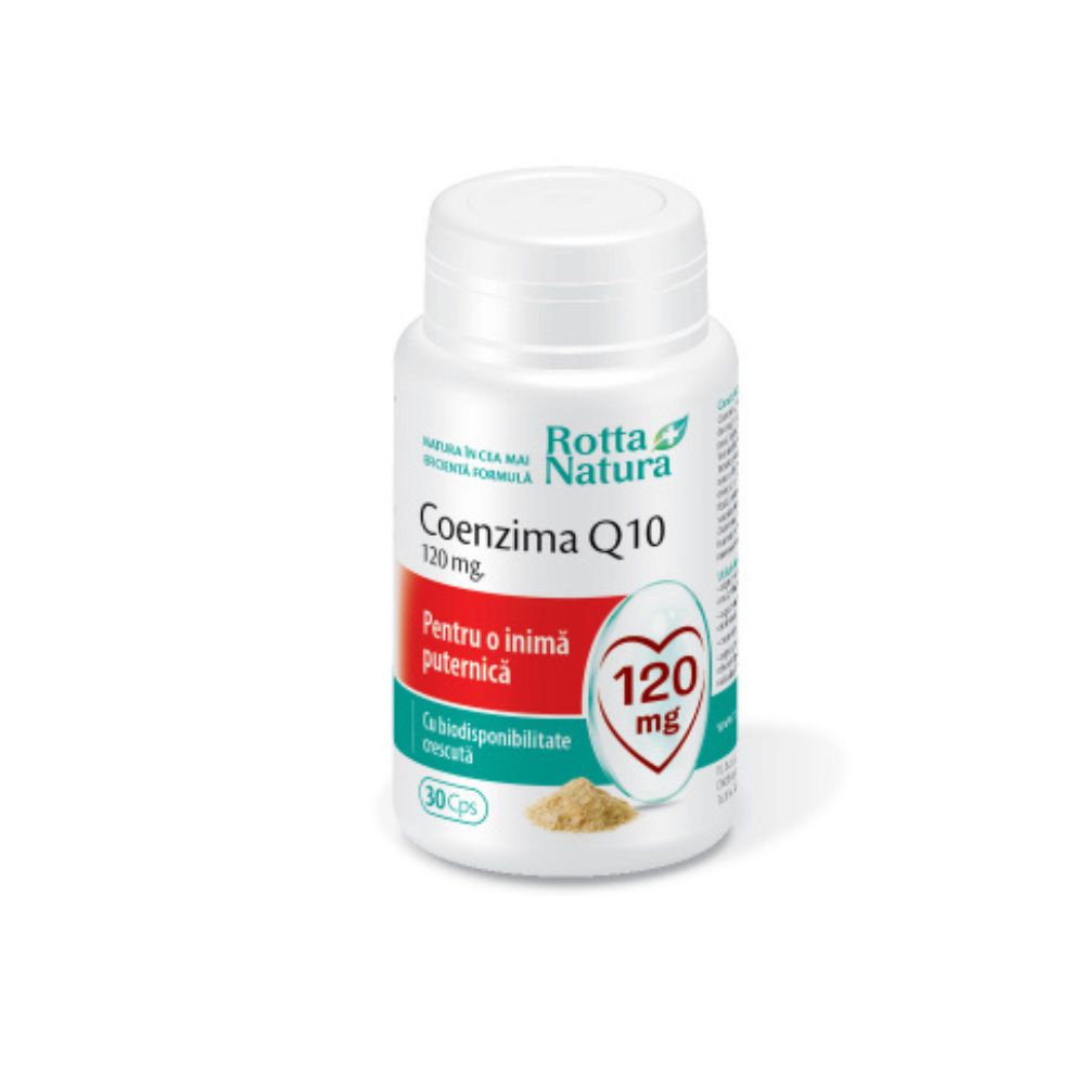Coenzima Q10, 120 mg, 30 capsule, Rotta Natura