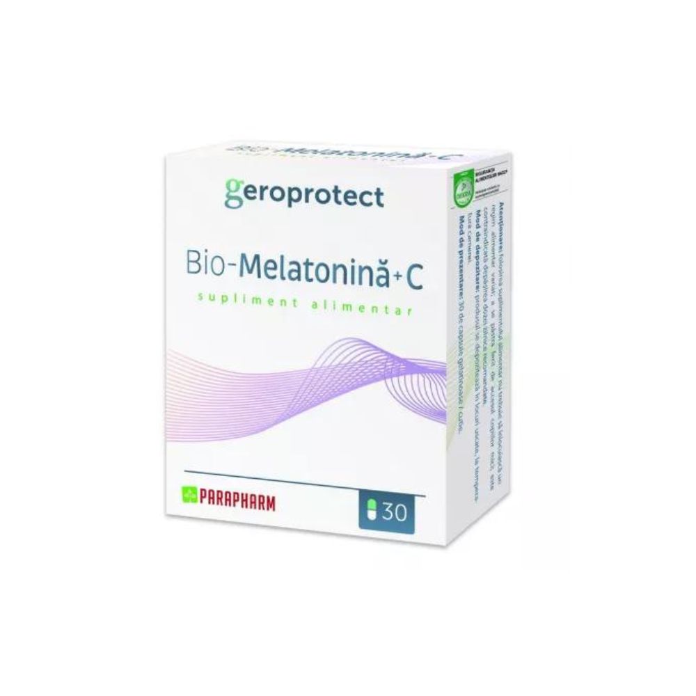 Bio-Melatonina+C, 30 capsule, Parapharma