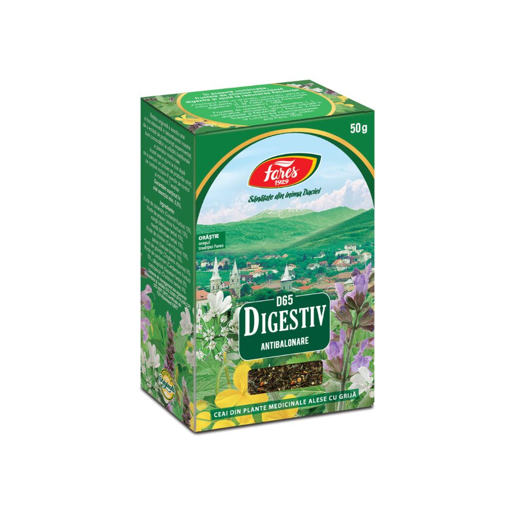 Ceai digestiv, 50 g, Fares