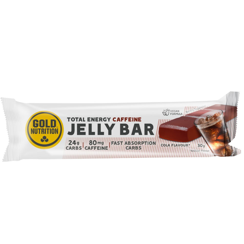 Jeleu energizant cu aroma de Cola Jelly Bar, 30 g, GoldNutrition