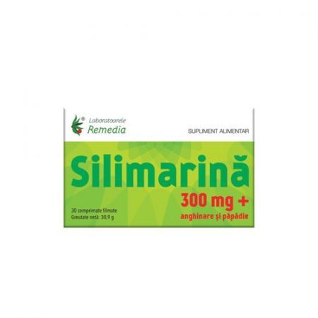 Silimarina, 300 mg, 30 comprimate filmate
