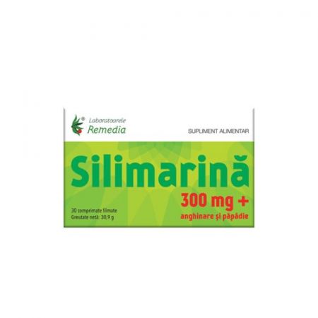 Silimarina, 300 mg, 30 comprimate filmate, Remedia