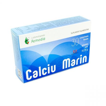 Calciu Marin, 30 comprimate, Remedia