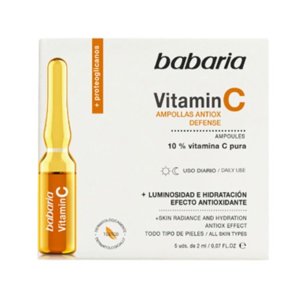 Fiole cu Vitamina C pentru luminozitate, 10 ml, Babaria