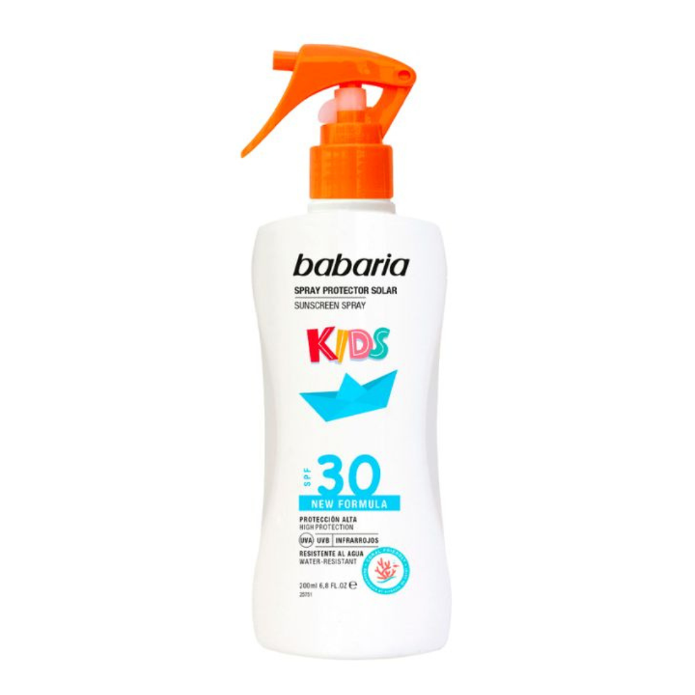 Lotiune spray cu protectie solara SPF 30 pentru copii, 200 ml, Babaria