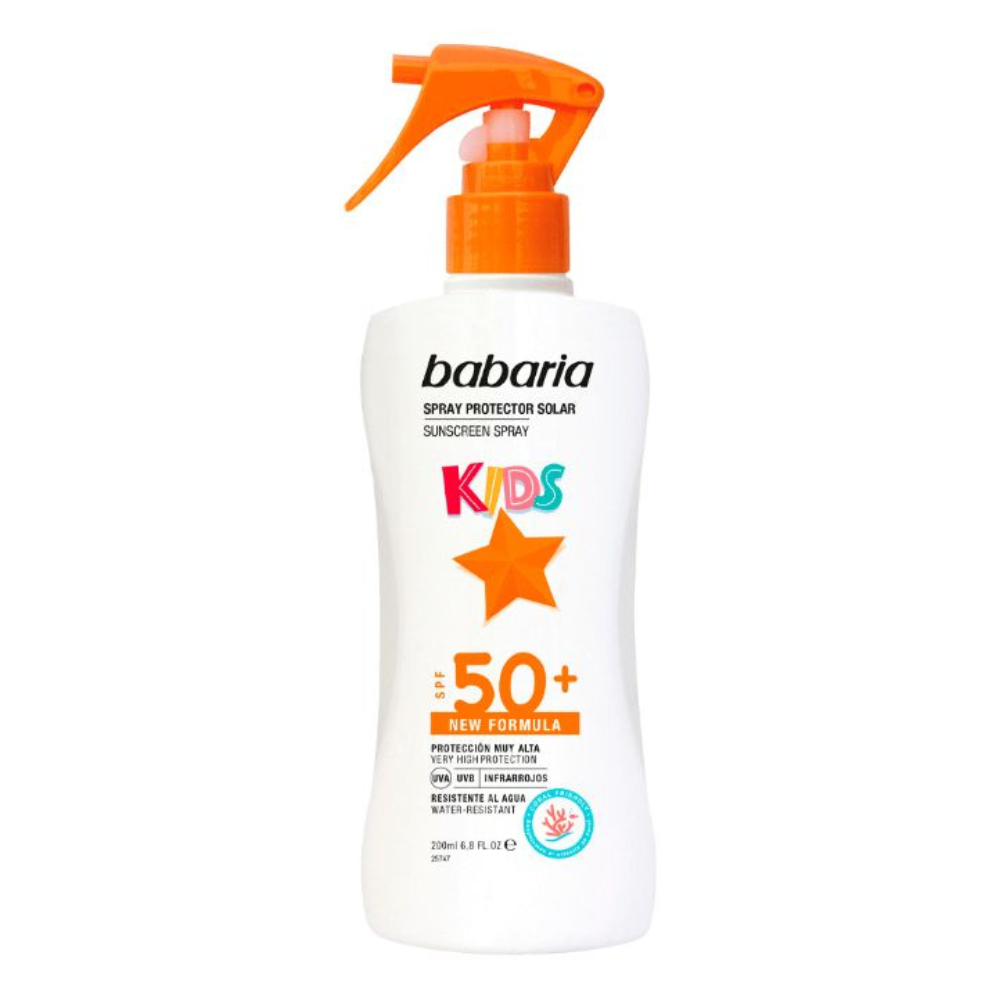 Spray cu protectie solara SPF50+  pentru copii, 200 ml, Babaria