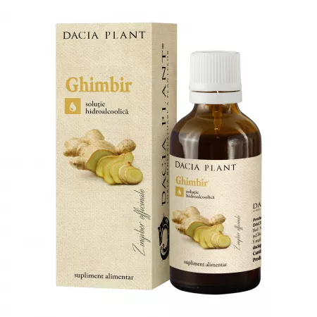 Extract de ghimbir, 50 ml, Dacia Plant
