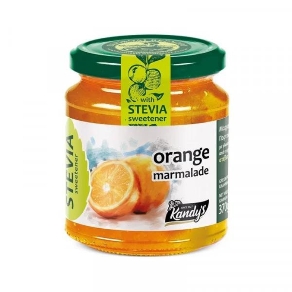 Gem de portocale indulcit cu Stevia, 370 g, Kandy's