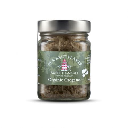 Sare de mare fulgi cu oregano organic, 100g, Salt Odyssey
