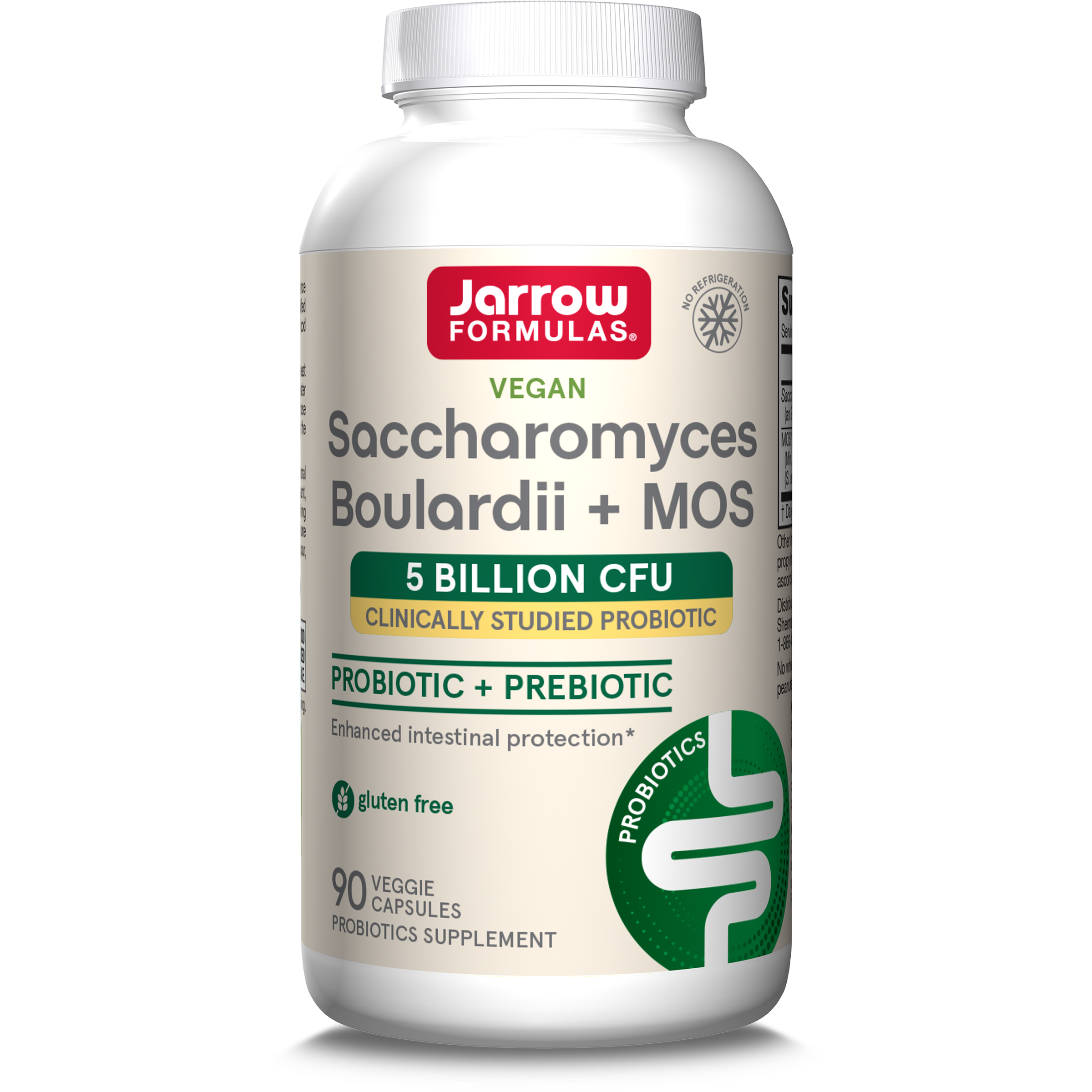 Saccharomyces Boulardii Mos Jarrow Formulas, 90 capsule vegetale, Secom