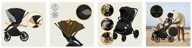 Carucior 2 in 1 Lionelo Mika Plus - banner