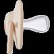 Suzete ortodontice Anytime, 0 - 6 luni, Bej, 2 buc, Tommee Tippee 571643