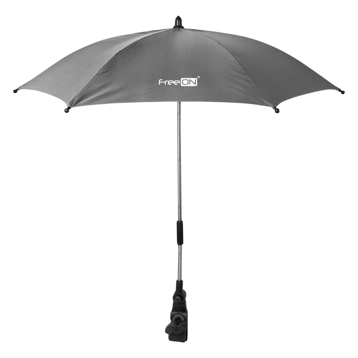 Umbrela de soare cu protectie solara UV50+ pentru carucior, Dark Grey, FreeOn