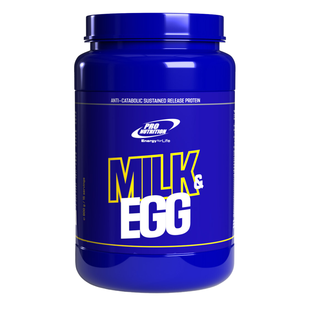 Milk & Egg cu aroma de capsuni, 900 g, ProNutrition