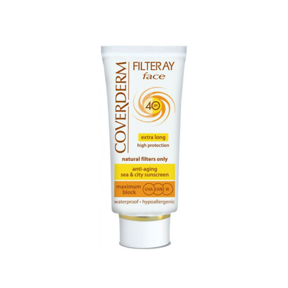 Filteray Face Spf 40, 50 ml, Soft Brown, Coverderm