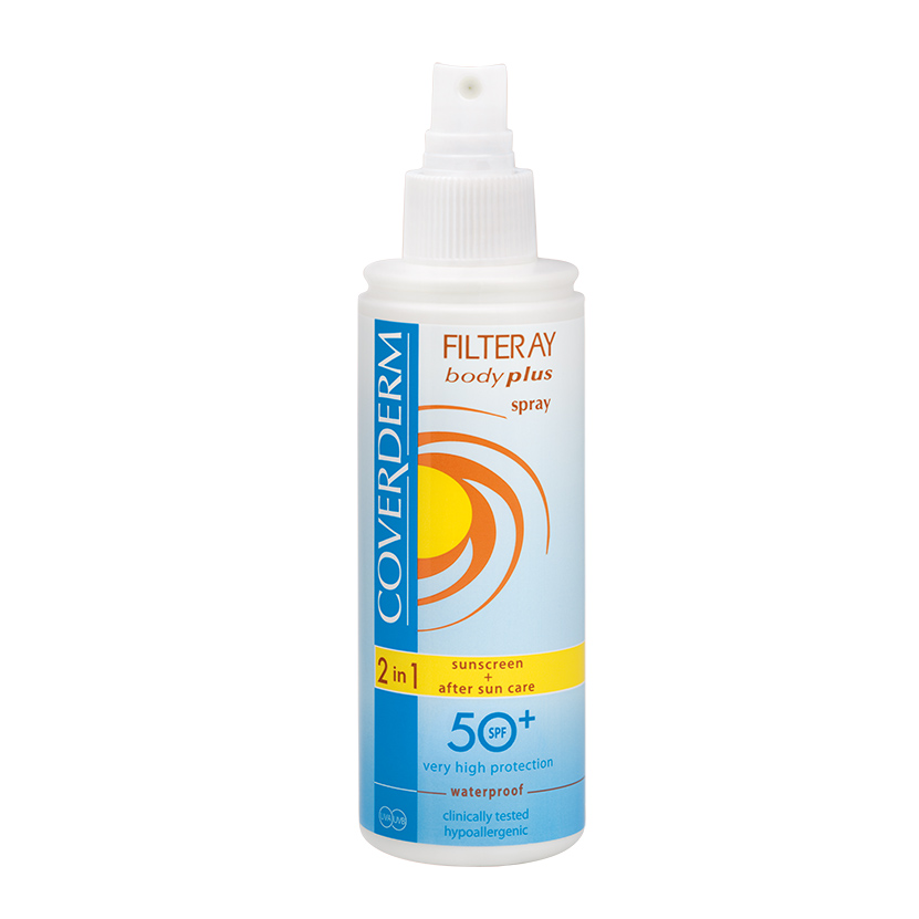 Filteray Body Plus Spray Spf 50+, 150 ml, Coverderm