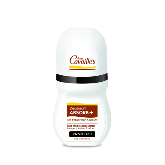 Deodorant roll-on invizibil, ABSORB+, 50 ml, Roge Cavailles