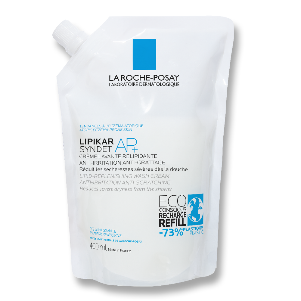 Rezerva eco Crema de spalare anti-iritatii Lipikar Syndet AP+, 400 ml, La Roche Posay