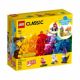 Caramizi transparente creative Lego Classic, 4 ani +, L11013, Lego 574211