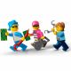 Set de creatie Politia in urmarirea furgonetei cu inghetata Lego City, 5 ani+, L60314, Lego 574292