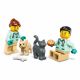 Set de creatie Ambulanta veterinara Lego City, 4 ani+, 60382, Lego 574368