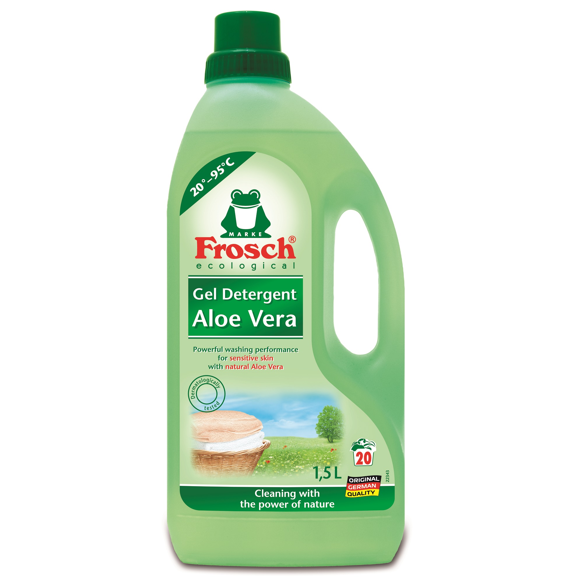 Detergent lichid pentru rufe cu parfum de Aloe Vera, 1500 ml, Frosch