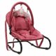 Balansoar pentru bebelusi cu arcada de jucarii Swan Ivy, 0 luni+, Pink, Tryco 574841