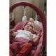 Balansoar pentru bebelusi cu arcada de jucarii Swan Ivy, 0 luni+, Pink, Tryco 574838