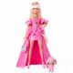 Papusa blonda cu rochie roz Extra Fancy, +3 ani, Barbie 575023