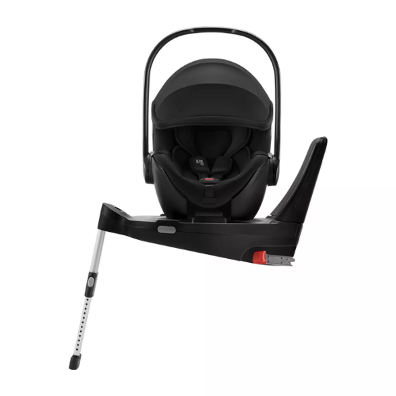 Scoica auto Baby Safe 5Z2 I-Size cu Baza Isofix Flex inclusa, 0 - 15 luni, Space Black, Britax