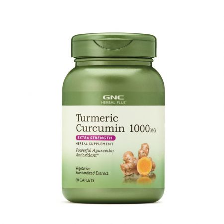 Turmeric Curcumin Herbal Plus, 1000 mg, 60 tablete, GNC