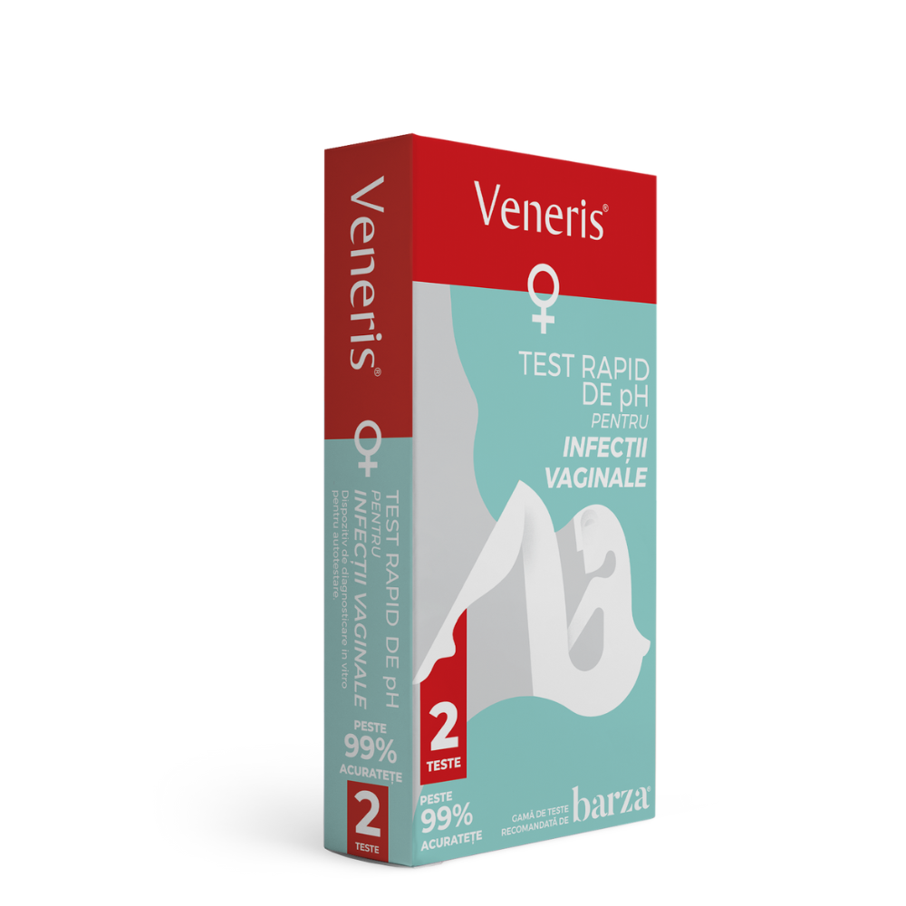 Test de pH pentru infectii vaginale Veneris, 2 teste, Barza